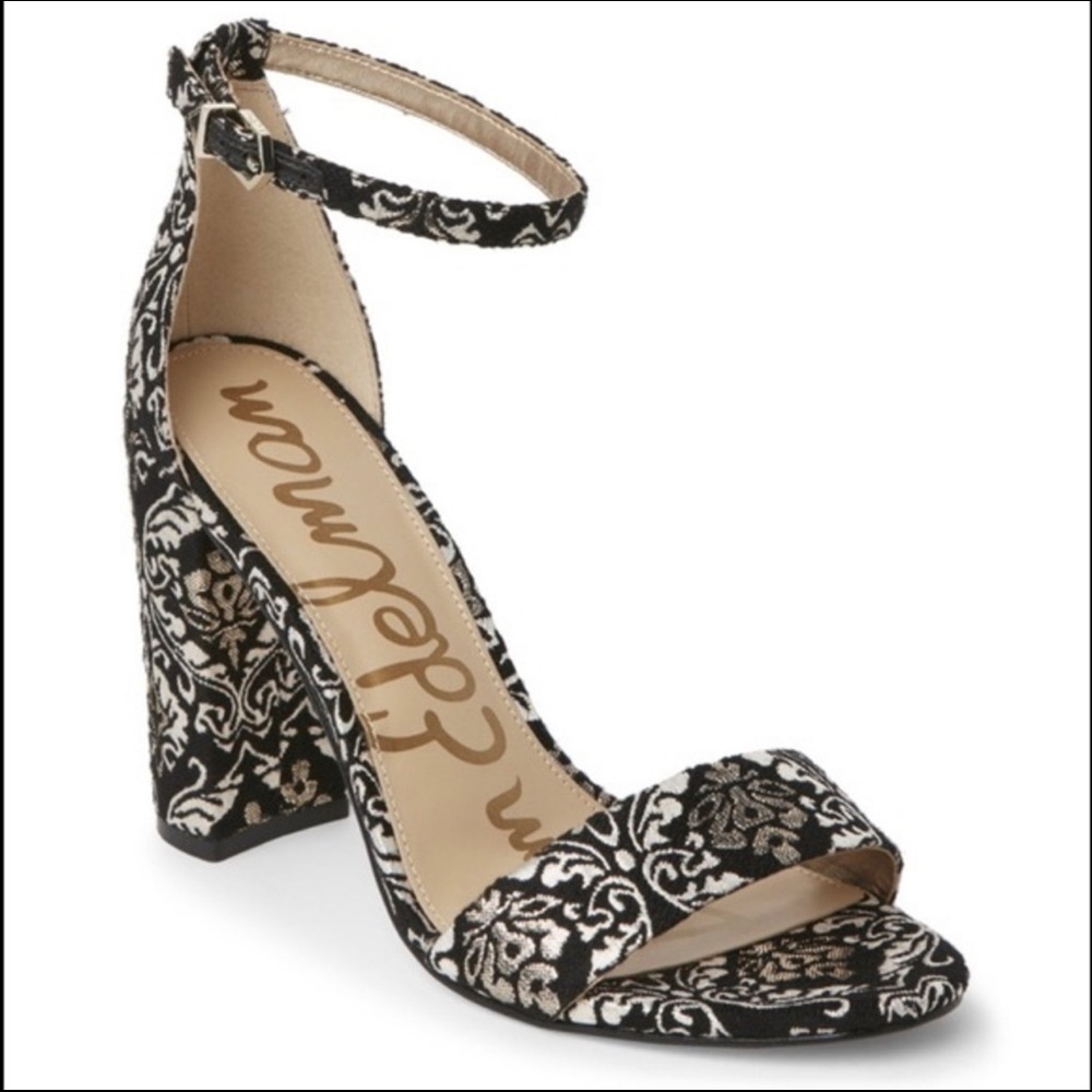 Sam Edelman ‘Yaro’ Brocade Block Heel Sandals